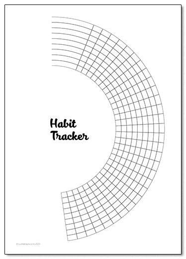 Printable A4 Habit Tracker